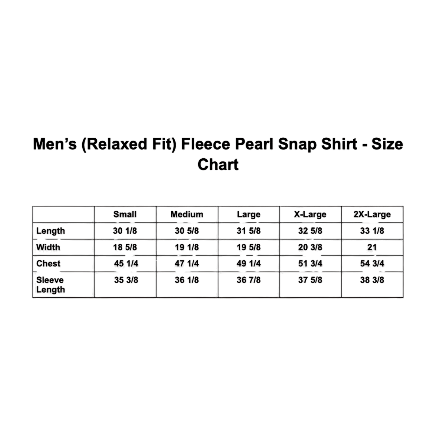 Fleece Pearl Snap - Men's