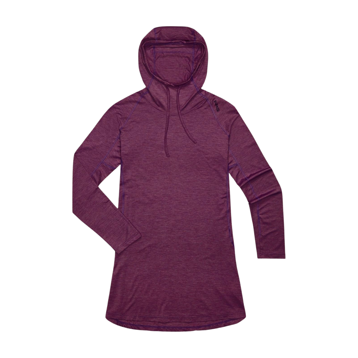 Silkweight Hoodie Dress Orchid