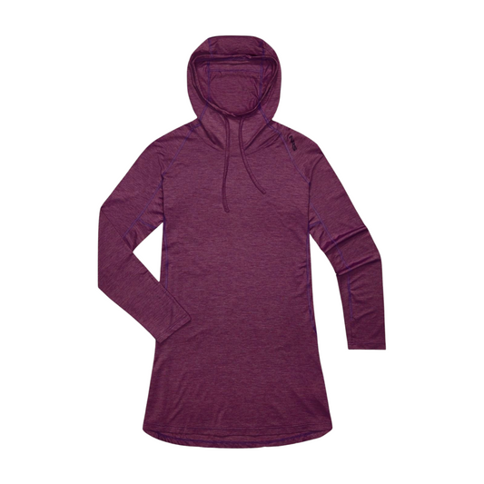 Silkweight Hoodie Dress Orchid