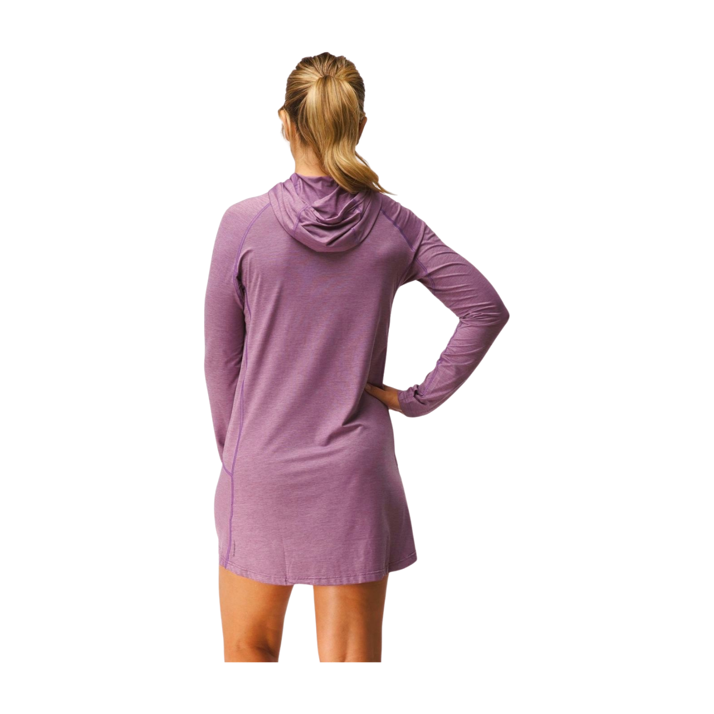 Silkweight Hoodie Dress Orchid