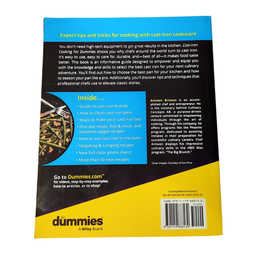 Book - Cast-Iron Cooking for Dummies