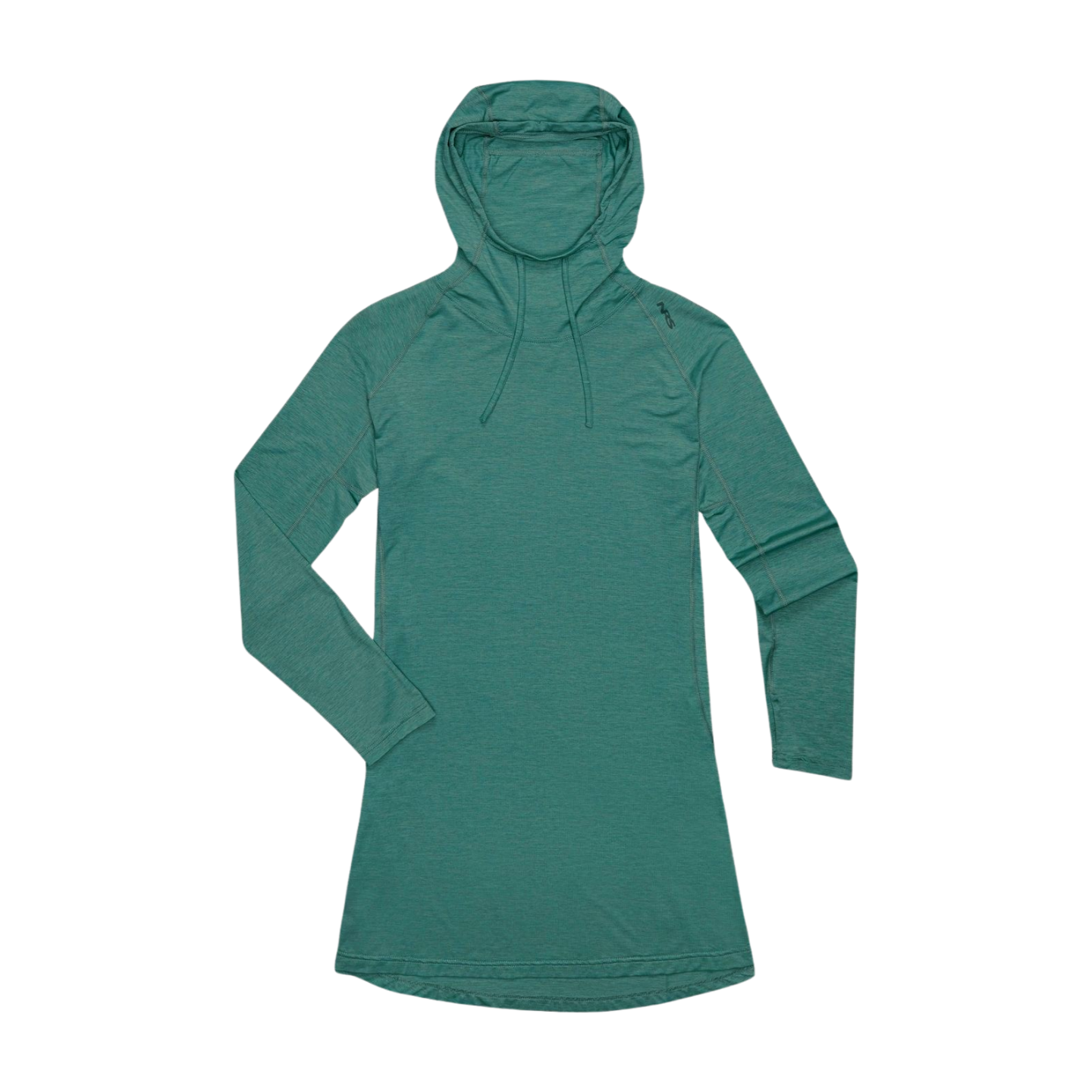 Silkweight Hoodie Dress Seafoam