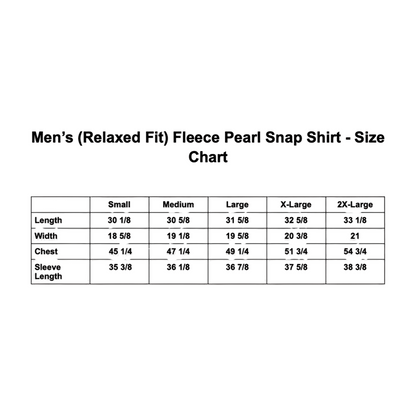Fleece Pearl Snap - Men's