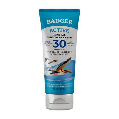 Badger Reef Friendly Clear Zinc Sunscreen SPF 30