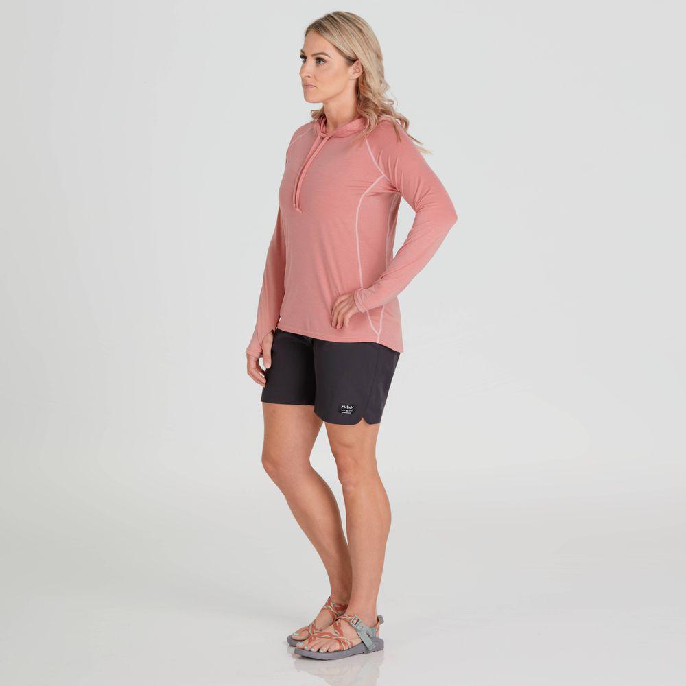 W's NRS Silkweight Hoodie Mauve (Closeout)