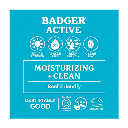 Badger Reef Friendly Clear Zinc Sunscreen SPF 30