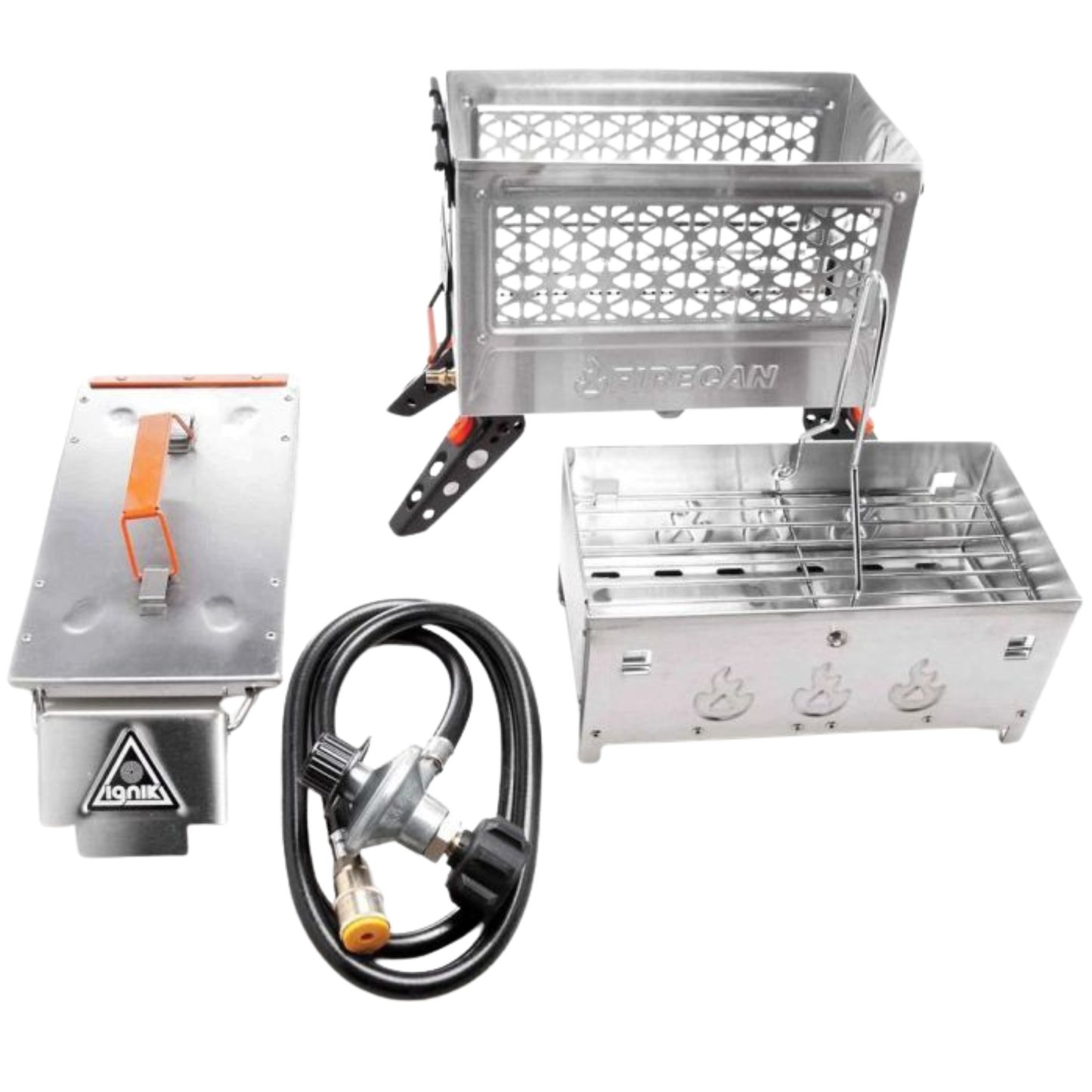 Firecan Deluxe - Stainless w/ Grill