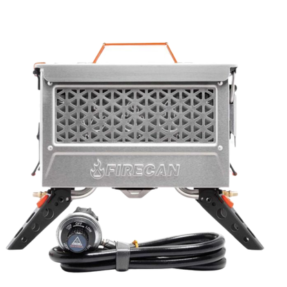 Firecan Deluxe - Stainless w/ Grill