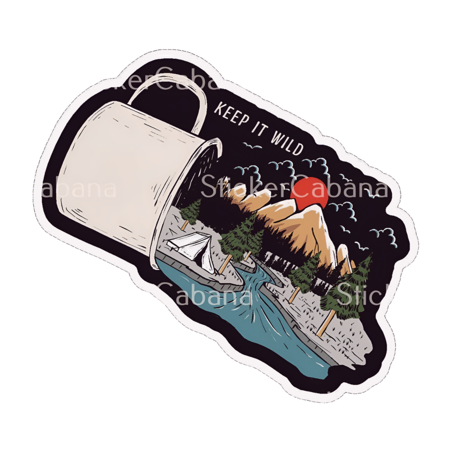 Sticker Cabana