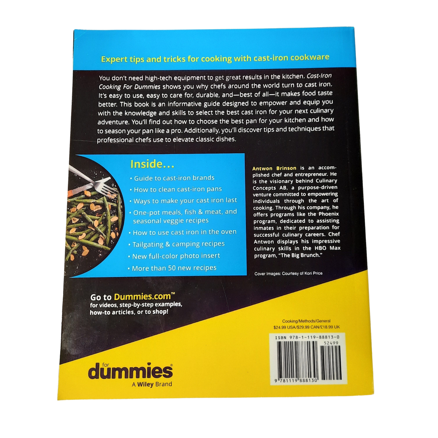 Book - Cast-Iron Cooking for Dummies