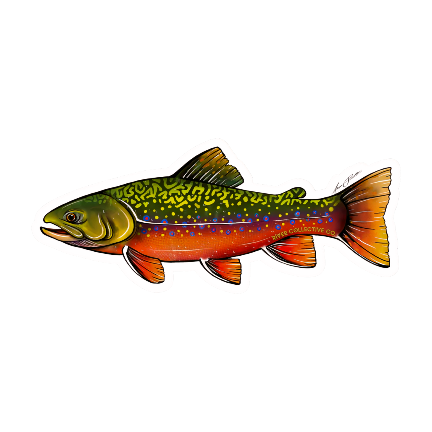 River Collective Fish Stickers